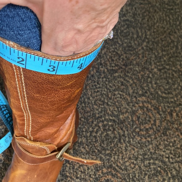 Bed Stu Distressed Brown Leather Mid Calf Moto Boots Size 8 - Picture 11 of 11